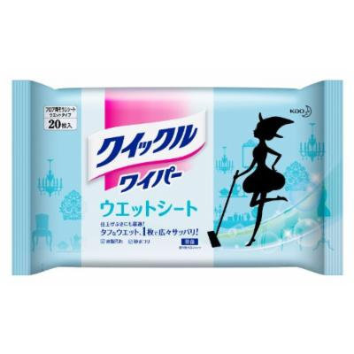 Quickle Wiper Wet Sheets (20 Pcs) for the Bare Floor