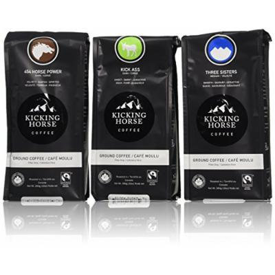 Kicking Horse Coffee Variety Pack, Ground, 3 Count