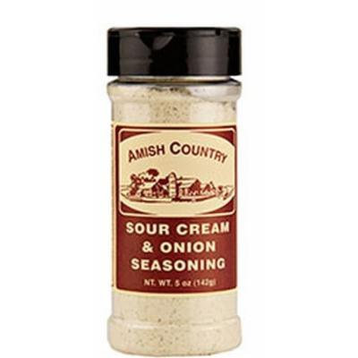 Amish Country Popcorn Sour Cream & Onion Seasoning 5oz (Two Pack)