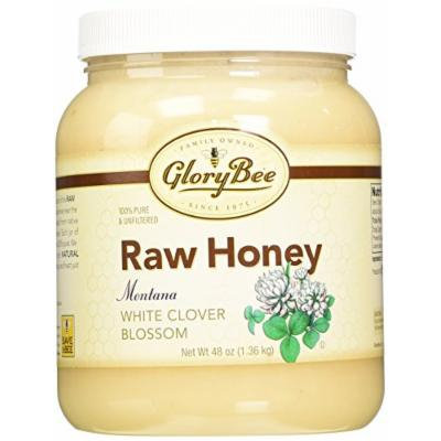 GloryBee Raw Montana White Clover Honey, 48 Ounce