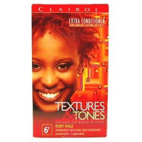 Clairol Text & Tone #6R Ruby Rage Kit (3-Pack) with Free Nail File