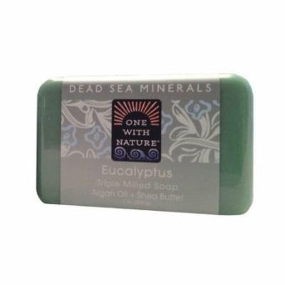 One with Nature Eucalyptus Triple Milled Dead Sea Bar Soap, 7 Ounce -- 1 each.