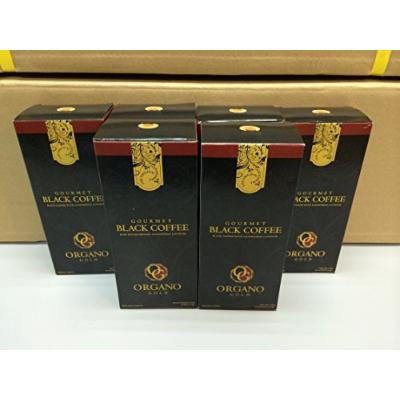 6 Boxes Organo Gold Gourmet Black Coffee - 180 Sachets