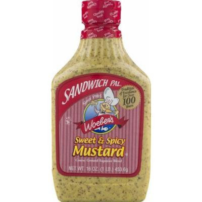 Woeber's Sandwich Pal Sweet and Spicy Mustard 16oz
