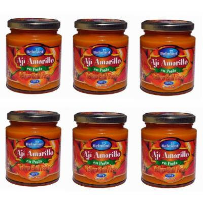 Belmont Aji Amarillo Hot Yellow Pepper Paste 8oz - 6 Pack