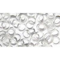 Pack of 250 Small Clear Elastic Rubber Bands Great for Styling, Hair Twists, Dreadlocks, Babies, Kids Hair, Braids Hair, Ethnic Styles, Fishing and More
