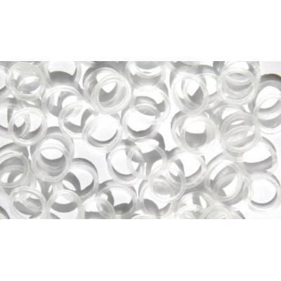 Pack of 250 Small Clear Elastic Rubber Bands Great for Styling, Hair Twists, Dreadlocks, Babies, Kids Hair, Braids Hair, Ethnic Styles, Fishing and More