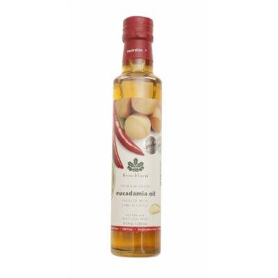 Brookfarm Lime & Chili Infused Macadamia Nut Oil , 8.5-Ounce Bottles (Pack of 3)