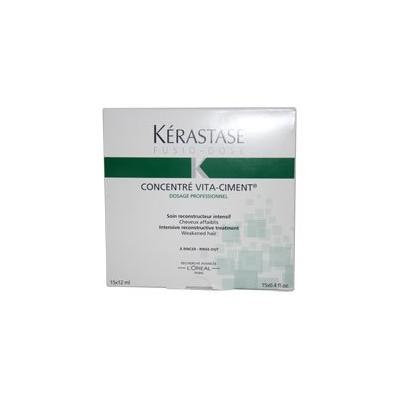 Fusio Dose Concentre Vita Ciment Treatment by Kerastase for Unisex - 15 x 0.4 oz Treatment