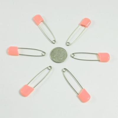 Eshop 12pcs Safely Pins Baby Child Infant Kids Stainless & Rustproof Diaper Pins+ Eshop Cable Tie (Pink)