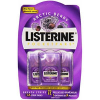 Listerine, Pocketpaks Breath Strips, Artic Berry, 3 pack, 24-Strip Packs