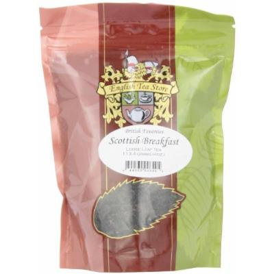English Tea Store Loose Leaf, Scottish Breakfast Tea Pouches, 4 Ounce