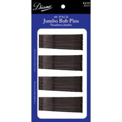 Diane Jumbo Bob Pins, Black, 40/card, 1 pack