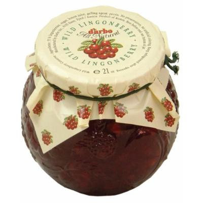 Darbo (3 pack) Lingonberry Whole Berry Compote 600g jars from Austria