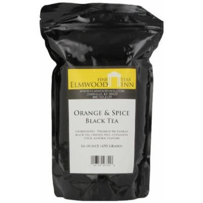 Elmwood Inn Fine Teas, Orange & Spice Black Tea, 16-Ounce Pouch