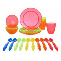 Munchkin 15 Piece Feeding Set with BONUS 10 Pack Infant Feeding Spoons