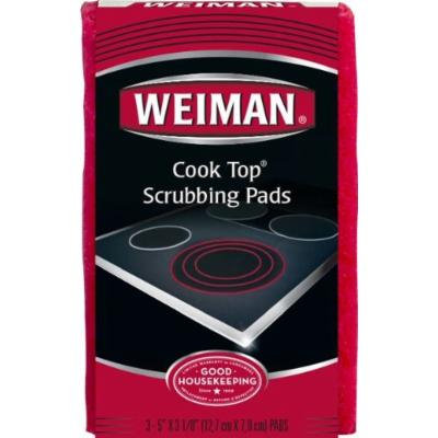 Weiman Cook Top Scrubbing Pads 3 Ct (Pack of 2)