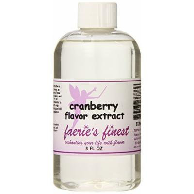 Faeries Finest Flavor Extract, Cranberry, 8 Ounce