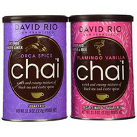 David Rio Chai Mix, Sugar Free 2 Caniser Variety Pack, 11.9 Oz