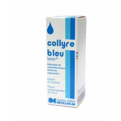 Original Laiter Collyre Bleu Eye Drops 10 Ml - French