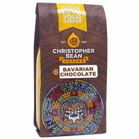 Christopher Bean Coffee Flavored Decaffeinated Ground Coffee, Bavarian Chocolate Cake, 12 Ounce