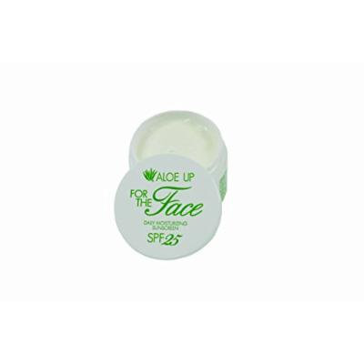 Aloe Up Sun & Skin Care Products Unisex White Collection for The Face SPF 25 Moisturizer