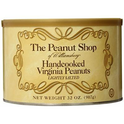The Peanut Shop of Williamsburg Handcooked Virginia Peanuts, Lightly Salted, 32 Ounce