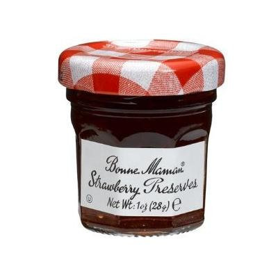 Bonne Maman Strawberry Preserve Mini Jars - 1 Oz X 30 Pcs Kosher
