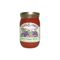 Jake & Amos Sweet Pepper Relish, 16 Ounce - 3 Pack