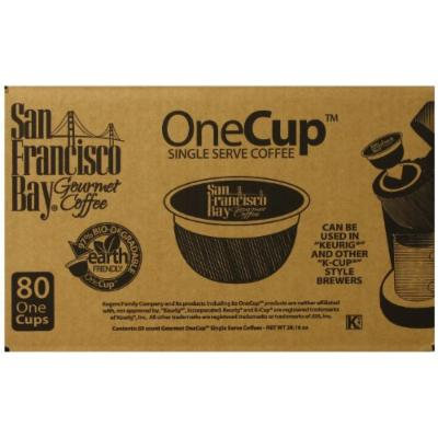 San Francisco Bay Coffee French Roast Single Serve Cups 80 OneCup
