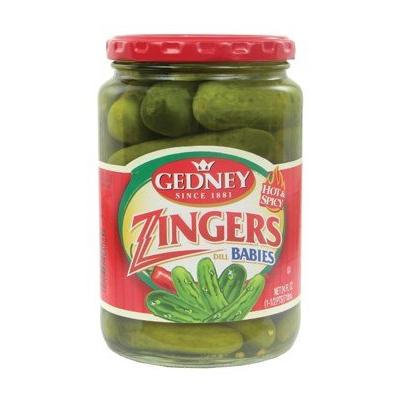 Gedney Zingers Babie Pickles 24 Oz