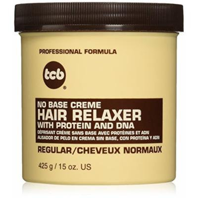 TCB No Base Creme Hair Relaxer, Regular, 15 Ounce