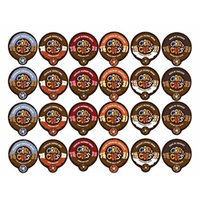 Crazy Cups Coffee Chocolate Lovers Single Serve Cups Variety Pack Sampler for the K Cup Brewer, 24 count