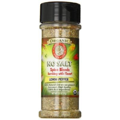 Aromatica Organics Salt Free Lemon Pepper, 2.5-Ounce