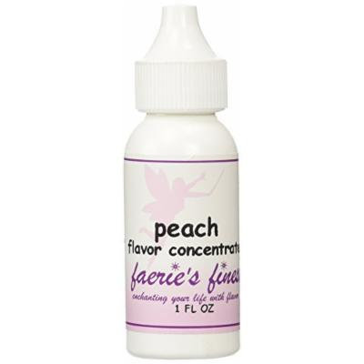 Faeries Finest Flavor Drops, Peach, 1 FL OZ