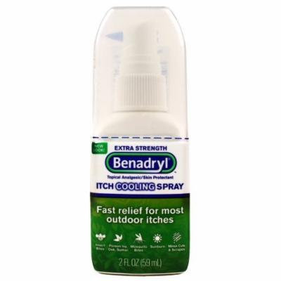 Benadryl Itch Relief Spray, Extra Strength-2oz Pack of 3