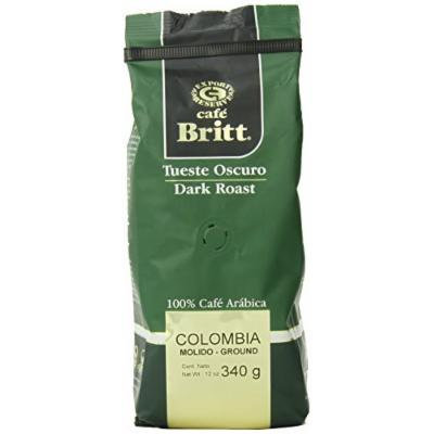 Cafe Britt Colombia Dark Roast Ground, 12 Ounce