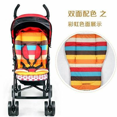 Baby Stroller Cushion Striped Pad Pram Car Seat General Two Sides Color Waterproof