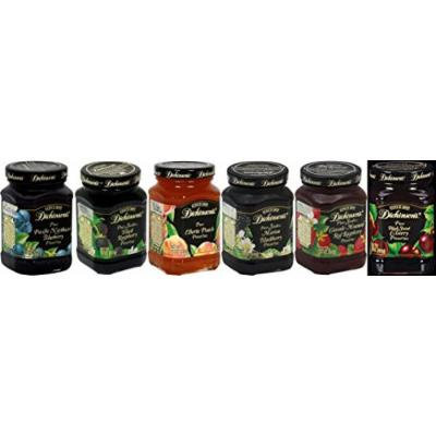 Dickinson's Preserves Variety Pack 10oz Glass Jar (Sampler Pack of 6 Different Flavors)