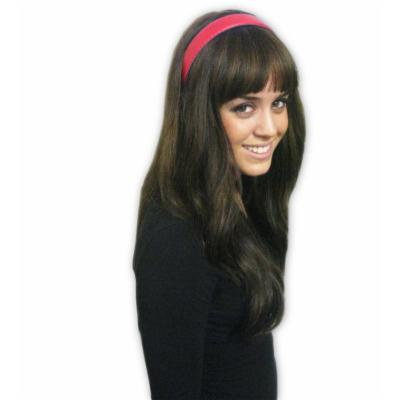 Red Leather Feel Hard Headband
