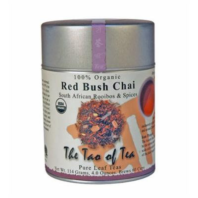 The Tao of Tea, Red Bush Chai Rooibos Tea, Loose Leaf, 4-Ounce Tins (Pack of 3)