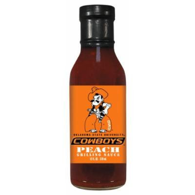 12 Pack OKLAHOMA STATE Cowboys Peach Grilling Sauce 12 oz