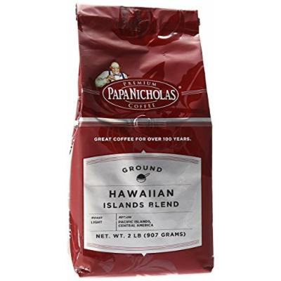 PapaNicholas Coffee Ground Coffee, Hawaiian Islands Blend, 2 Pound