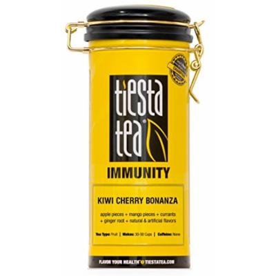 Tiesta Tea Immunity Herbal Tea, Kiwi Cherry Bonanza, 4.0 Ounce
