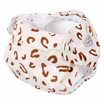New Baby Girl Infant Printed Pocket Soft Cloth Diaper Nappy Covers Inserts Brown