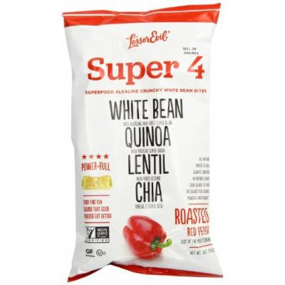 Lesserevil Super 4 Roasted Red Pepper, 5 Ounce (Pack of 12)