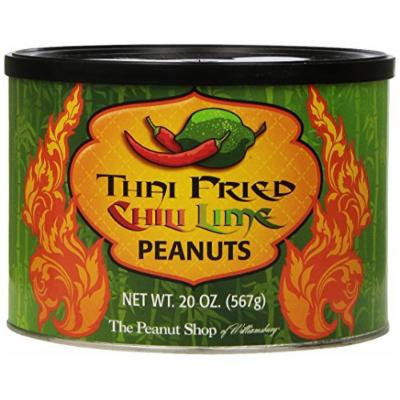 The Peanut Shop of Williamsburg Thai Fried Chili Lime Peanuts, 20 Ounce