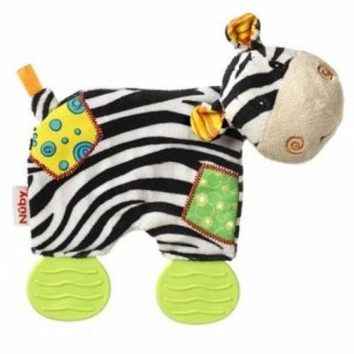 Nuby Art 6176 Plush Pal with Teether Legs Zebra