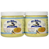 Mrs Millers Homestyle Low Sodium Chicken Soup Base 2 Jars / Gluten Free No MSG
