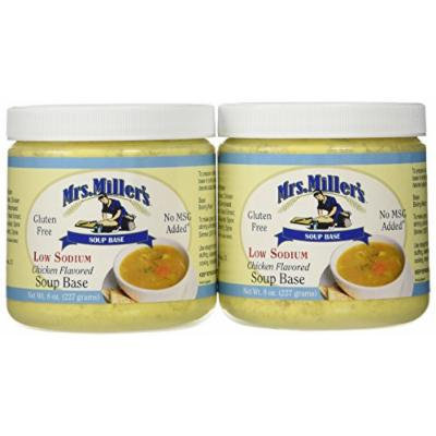 Mrs Millers Homestyle Low Sodium Chicken Soup Base 2 Jars / Gluten Free No MSG